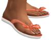 Overall Orange Sandals