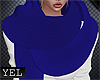 [Yel] Bettina blue scarf