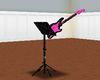 black pink gitar