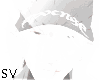 hair + cap grunge white