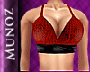 sexy red wool top