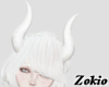 Succubus horns ||White