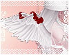 Rose Angel Wings |Red