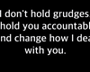 Don't hold grudges quote