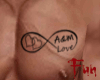 FUN " A&M tattoo uomo