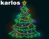 Neon Xmas Tree Light