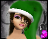 [A] Mrs. Claus Green Hat