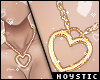N: Gold Heart Chain