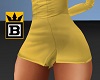 Gold Velour Skirt