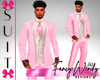 Pink Suit w/Paisley Tie