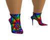 Technocolor Heeled Boots