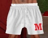 WHITE BOARD SHORTS  M