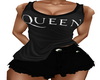 Black Queen Short Set