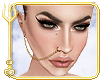 (Lara) Nose Chain Gold R