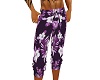 Purple Hawaiian Shorts