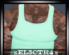 New Ink Mint Top + Tats