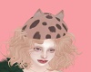 cat beret animal pink
