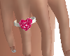 Pink Heart Ring