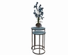 Side table w/plant