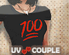 Couple 100 Shirt F black