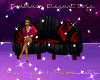RedBlack Elegant Sofa