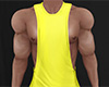 Yellow Muscle Tank Top (M)