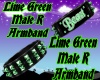 Lime Green M (R) ArmBand
