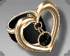 S~Dany~Black&Gold Ring~