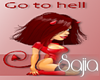 S! Cutout Go To Hell