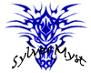 Blue Tribal Dragon
