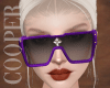 !A purple sunglasses