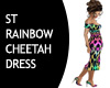 ST CHEETAH RAINBOW DRESS