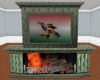 Green Fire Place-Ani
