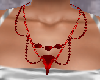 Red Goth Necklace