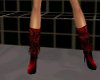 Deep Red Boots