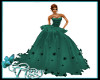 Teal Asteria Gown