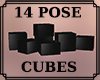 Group Pose Cubes Black