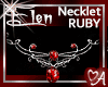 .a Elven Necklet Ruby