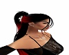 black -n- red hair