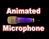 Purple Animated Mic