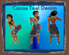 (MT)Cocoa Teal Denim