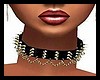 [LD] Gold Spiked Collar