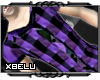 [xB] Purple Plaid Shirt