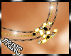 Necklace Golden 'E'