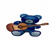 Blue Guitarist Bear