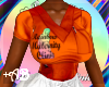 RMC Scrub top ORANGE