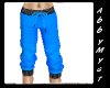 A.M. Sporty Pants-Blue