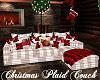 Christmas Plaid Couch
