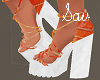 Tangerine/Wht Chunkies
