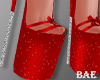 β. Red Platform Heels